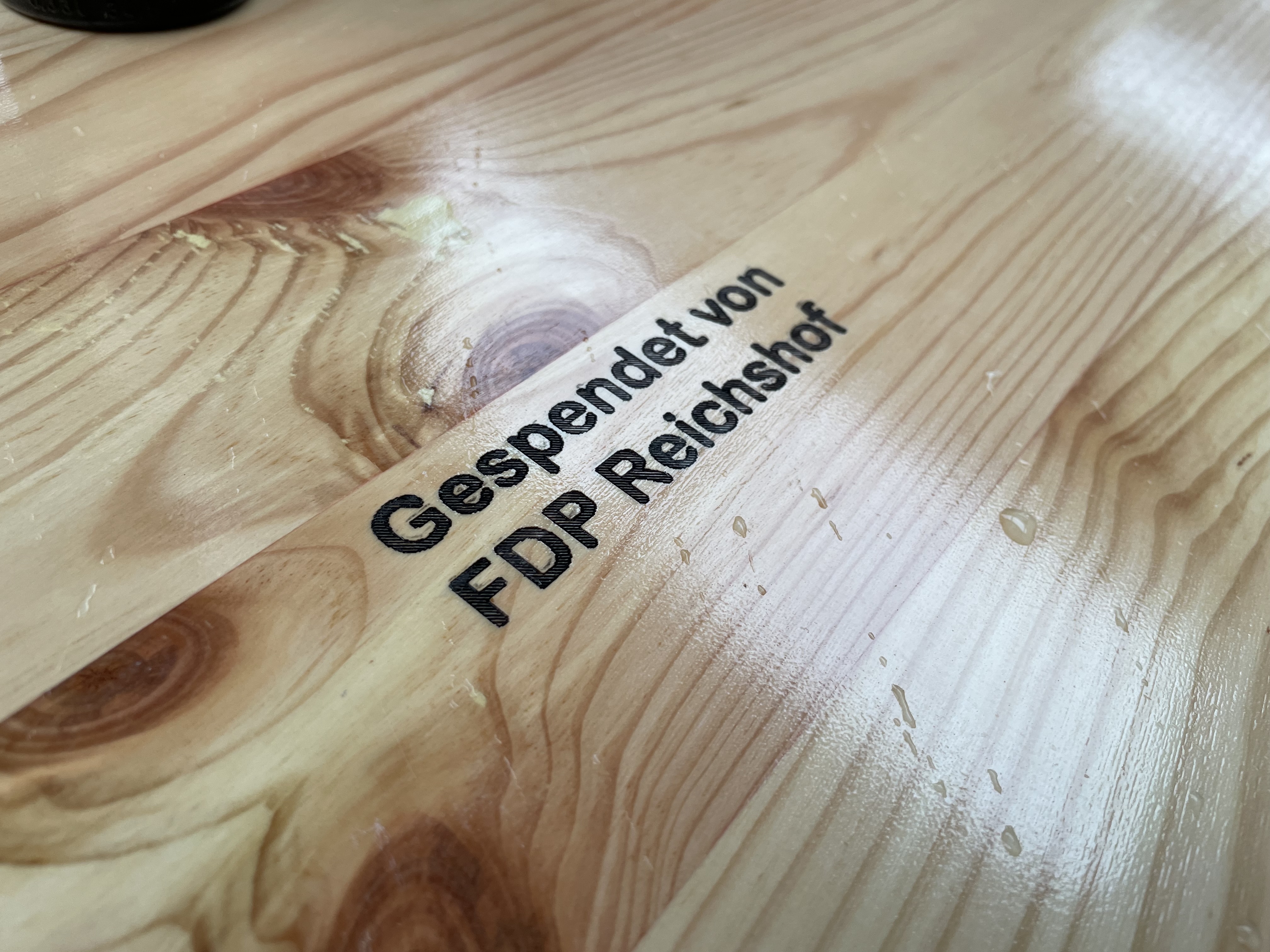 Unterschrift von der FDP