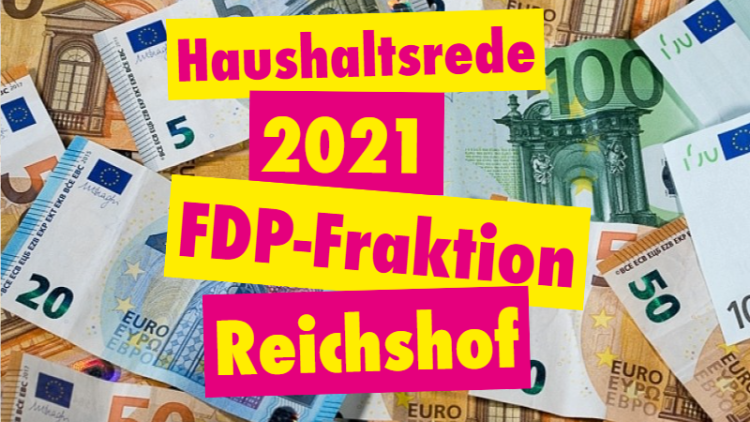 Haushaltsrede der FDP-Fraktion 2021