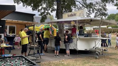 Kalte Getränke vom Ausschankwagen